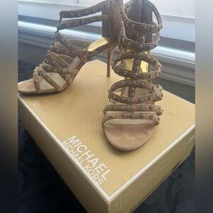 Womens Michael Kors heeled sandals.